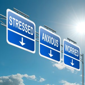 Stressed, anxious and worried signs
